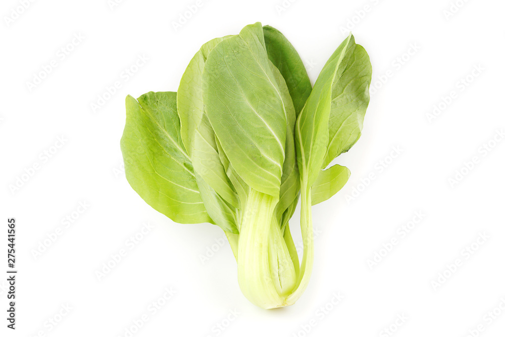 Green Bok choy vegetable isolated on white background Green Bok choy vegetable isolated on white background