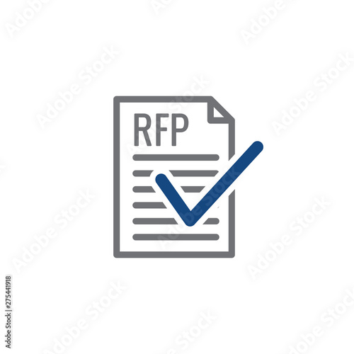RFP Icon - request for proposal concept or idea