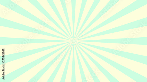 Vector rays of pastel blue and light yellow.