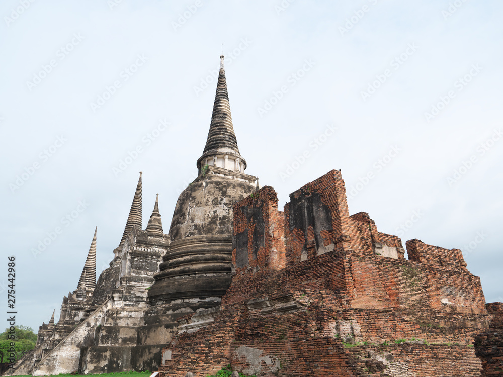 Fototapeta premium タイ王国 アユタヤ ワット・プラ・シーサンペット