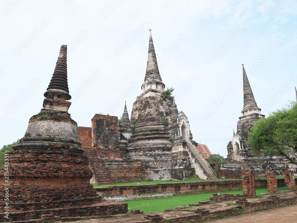 Fototapeta premium タイ王国 アユタヤ ワット・プラ・シーサンペット
