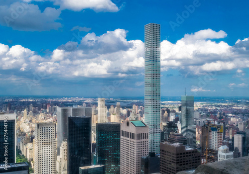 USA, New York, Manhattan Midtown, view from the top of the Rockefeller Center