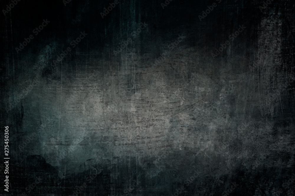 Old dark grungy wall background