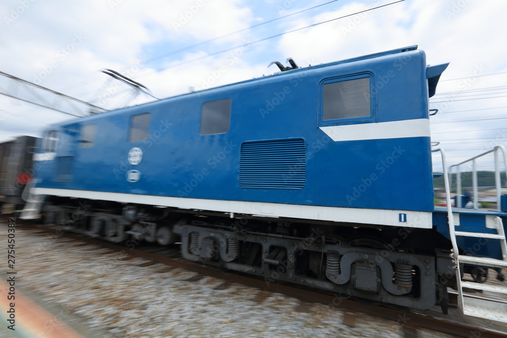 Fototapeta premium 秩父鉄道の電気機関車