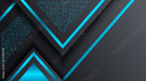 Black and Blue Techno Corporate Business Background Design Template