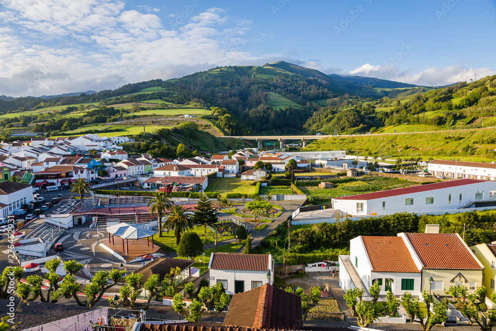 View of Agua De Pau in the south of Sao Miguel Island, Azores