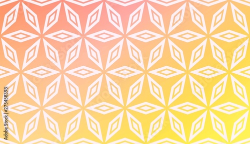 Layout With Curved Line. Abstract Hipster Pattern. Gradient Background. Design For Screen, Presentation, Wallpaper. Holiday Object. Vector Illustration