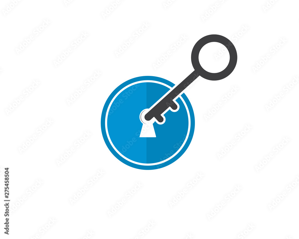 Key vector icon illustration template design Key vector icon illustration template design