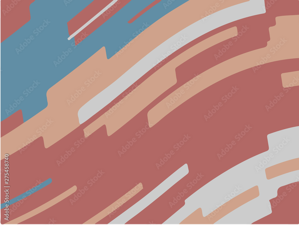Fototapeta premium Trending design with irregular shapes, and wavy lines