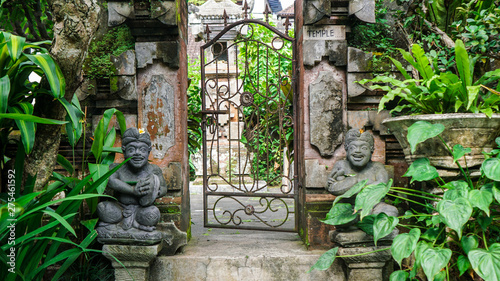 Architecture and statues in Bali