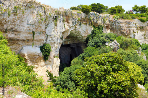 Neapolis Archaeological Park in Syracuse, Sicily Island, Italy photo