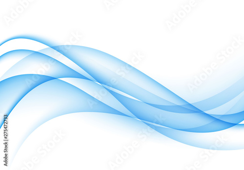 Blue wave, soft abstract design