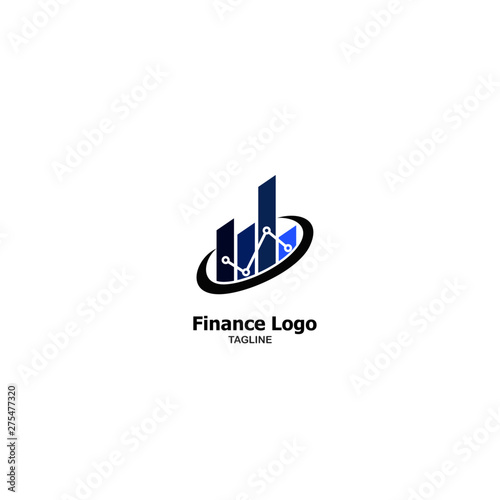 Fototapeta Naklejka Na Ścianę i Meble -  Finance Logo Stock Images