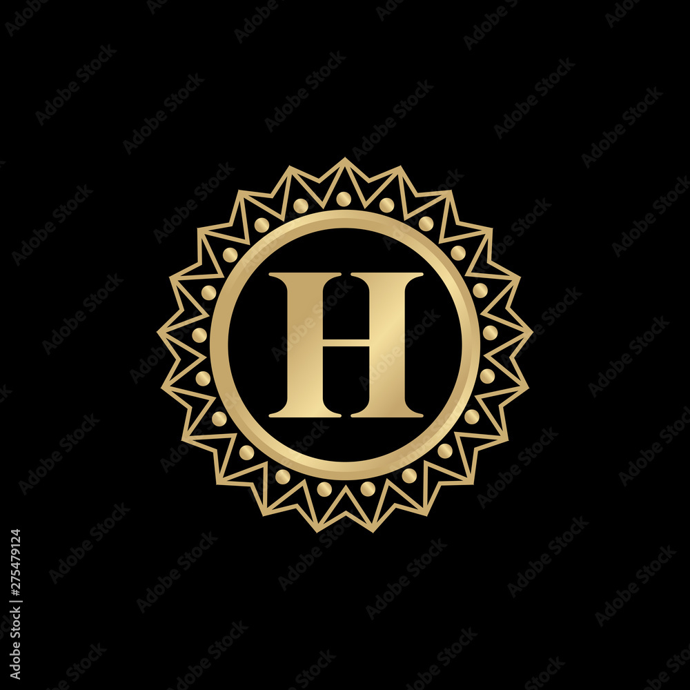 Luxury H letter logo design vector template Luxury H letter logo design vector template