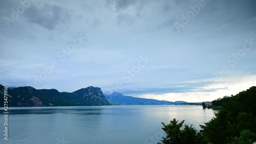 Wallpaper Mural Magnificent air landscape. Overcast weather in the mountains . Torontodigital.ca