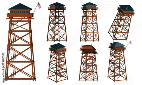 Fire watch Towers / various views