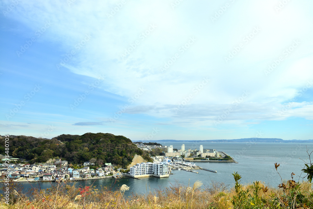 神奈川県横須賀市浦賀港付近の風景