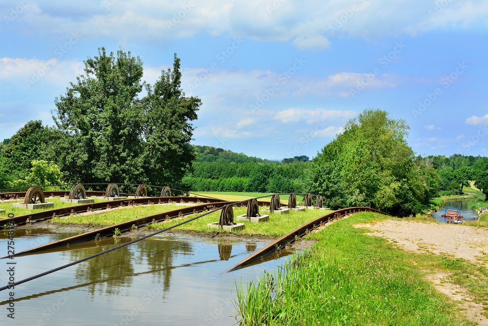 Kanał Elbląski, Ostróda, Mazury, Polska.