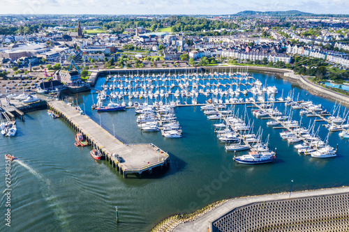 Bangor seafront and marina, Northern Ireland