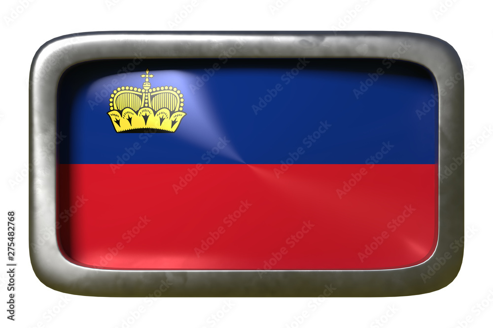 Obraz premium Liechtenstein flag sign