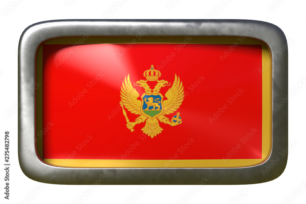 Montenegro flag sign