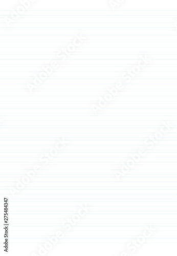 Blue lines sheet to write notices. vector illustration