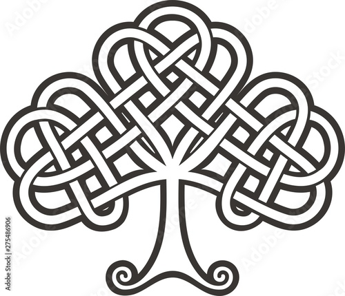 Shamrock. Celtic Tattoo
