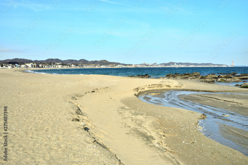 Obraz premium 三浦海岸 三浦市南下浦町上宮田の風景