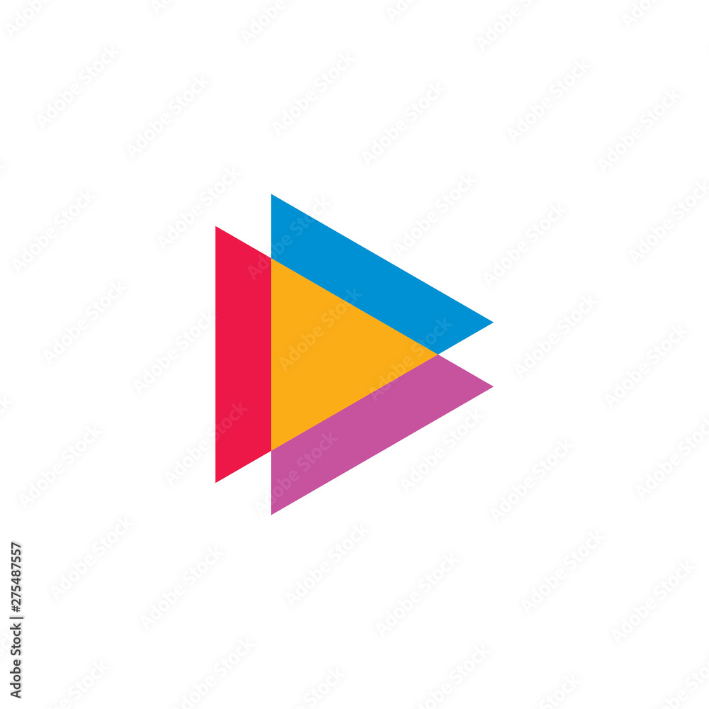 abstract letter d triangle geometri clogo vector abstract letter d triangle geometri clogo vector