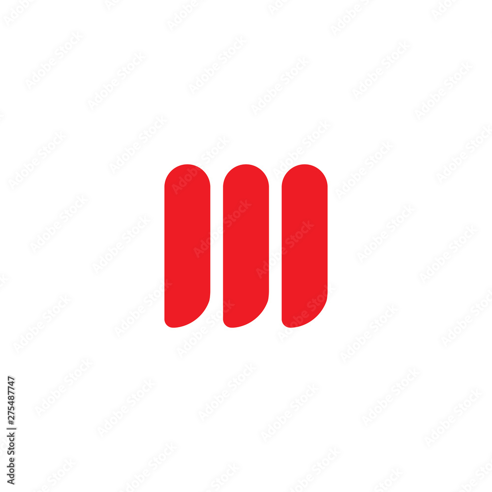 three stripes curves logo vector three stripes curves logo vector