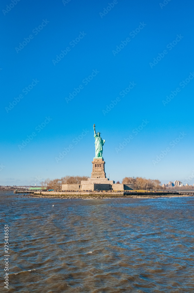 Statue of Liberty in New York, United States.