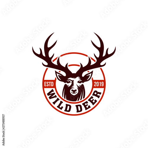 Deer Logo Vector