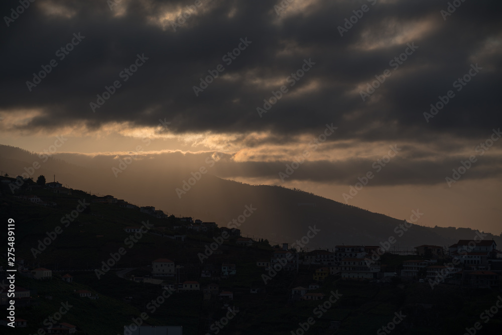 Madeira Sunris dramatic sky light rays