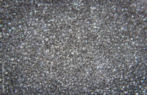Closeup of Black cleaning sponge texture