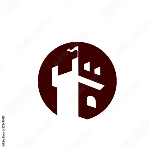 Free Download Castle Logo Vector - GFXLoad