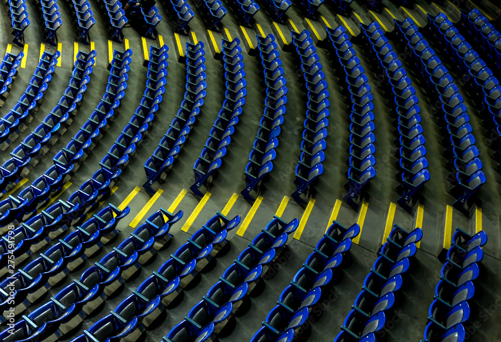 Fototapeta premium rows of seats in stadium