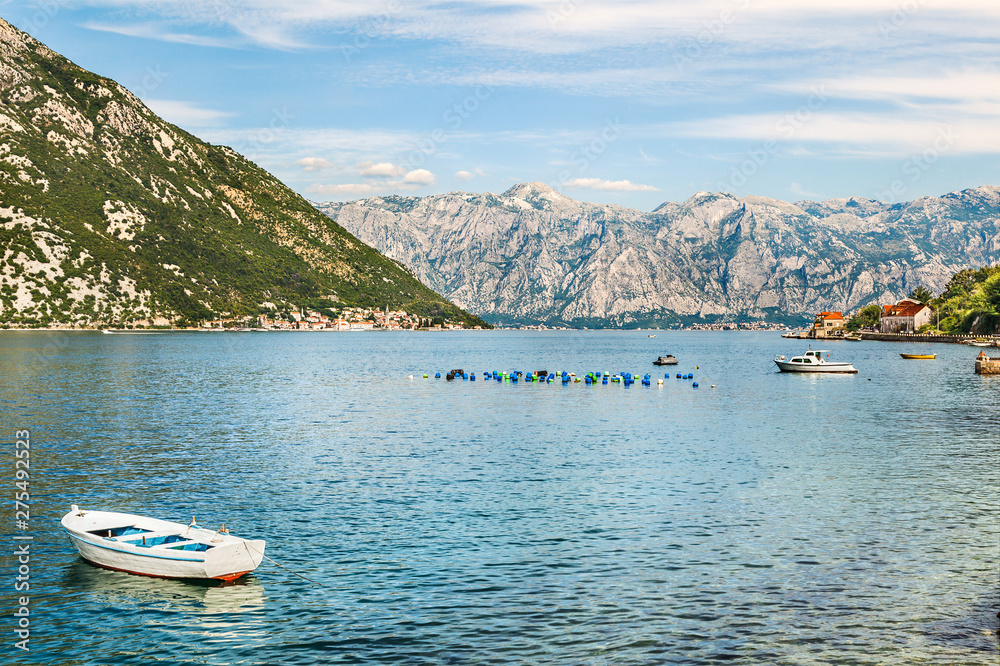 A view of Kotor Bay, Montenegro A view of Kotor Bay, Montenegro