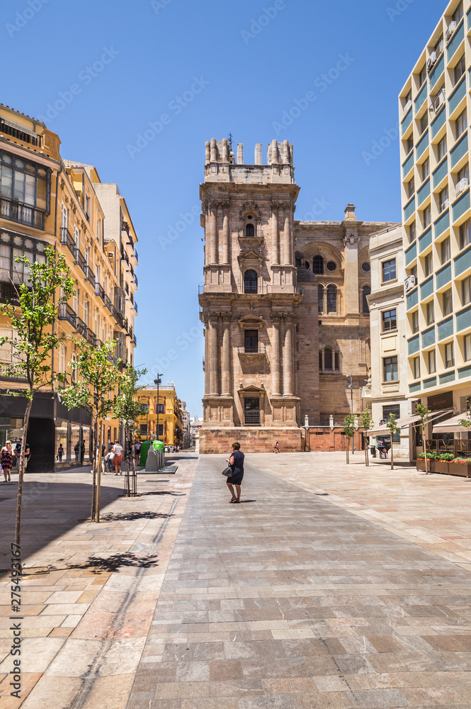 Urban landscape of Malaga