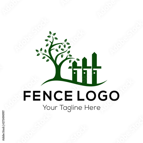 Fence Logo Template