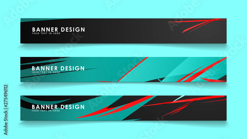 Simple abstract geometric banners with simple geometric banner spray vector banners .design illustration