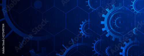 machine technology gears. retro gearwheel mechanism bacground