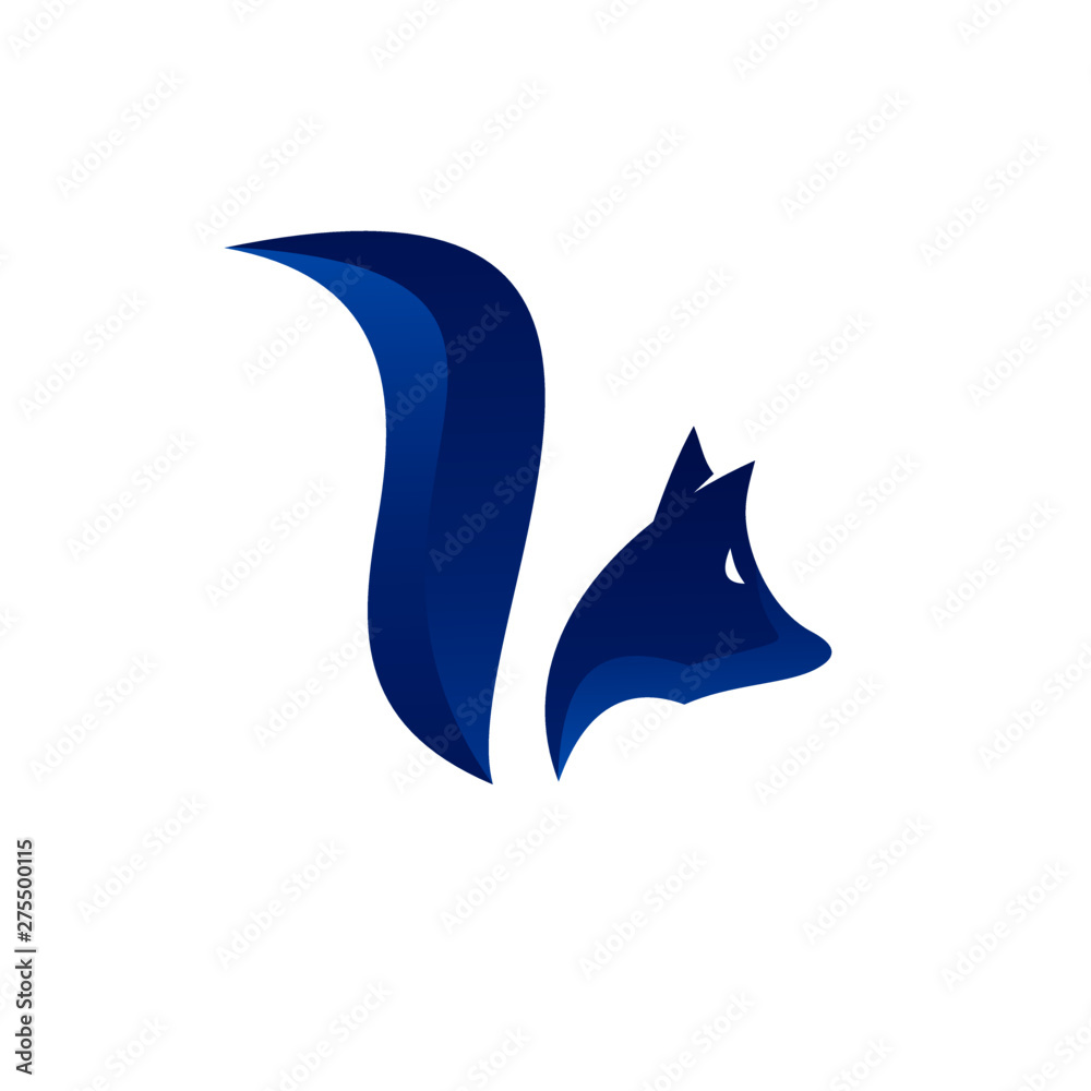 Naklejka premium Fox Logo Vectors