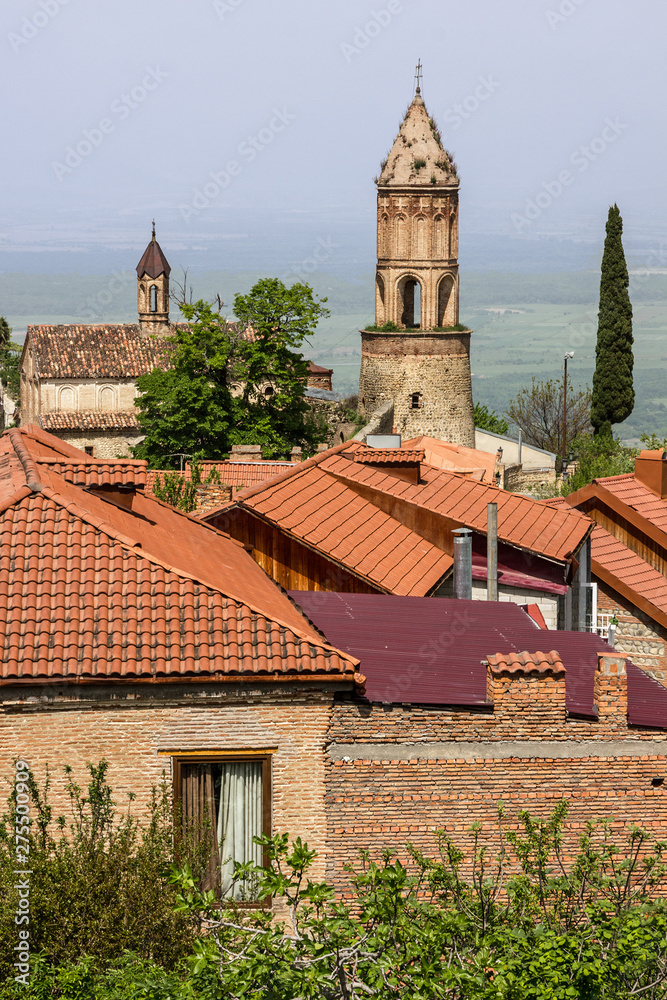 Obraz premium Signagi (Sighnaghi) - Georgian small town in Georgia's easternmost region of Kakheti