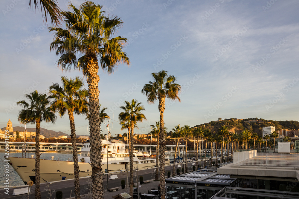 Spain: Malaga cruise port seafront