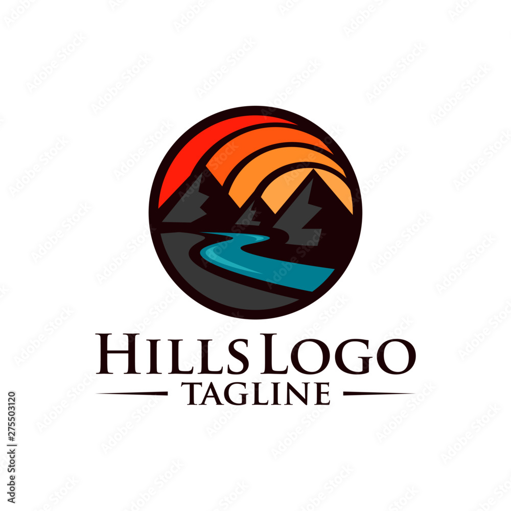 Hills Logo Stock Images