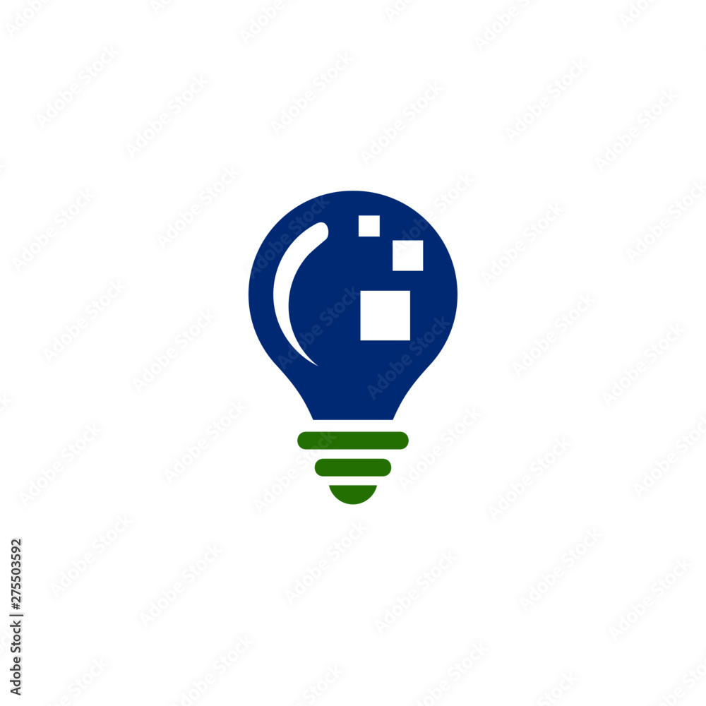 Abstract Lamp Logo Design Template Vector Image Abstract Lamp Logo Design Template Vector Image
