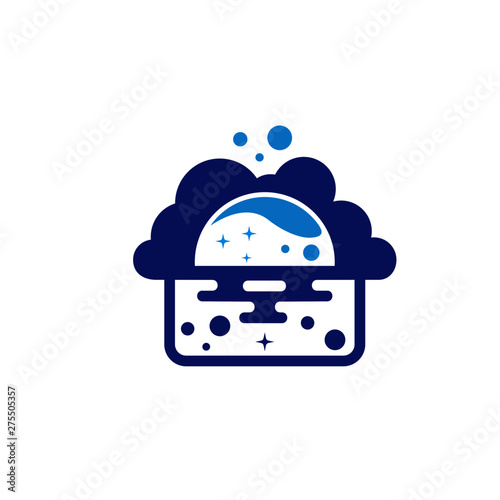 Laundry Logo Images Stock Vector