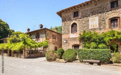 Grazzano Visconti village in Italy. photo