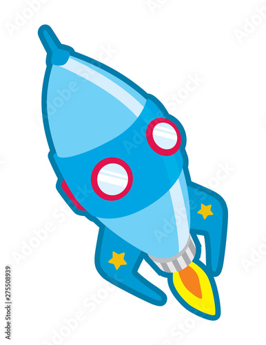 rocket isolated cute