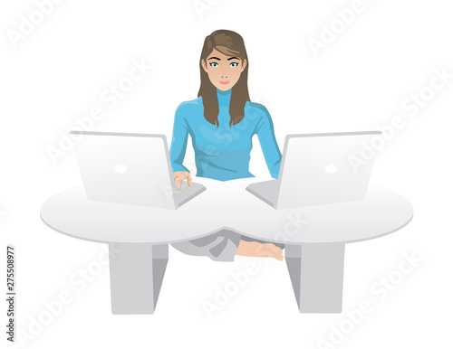 laptop woman technology 